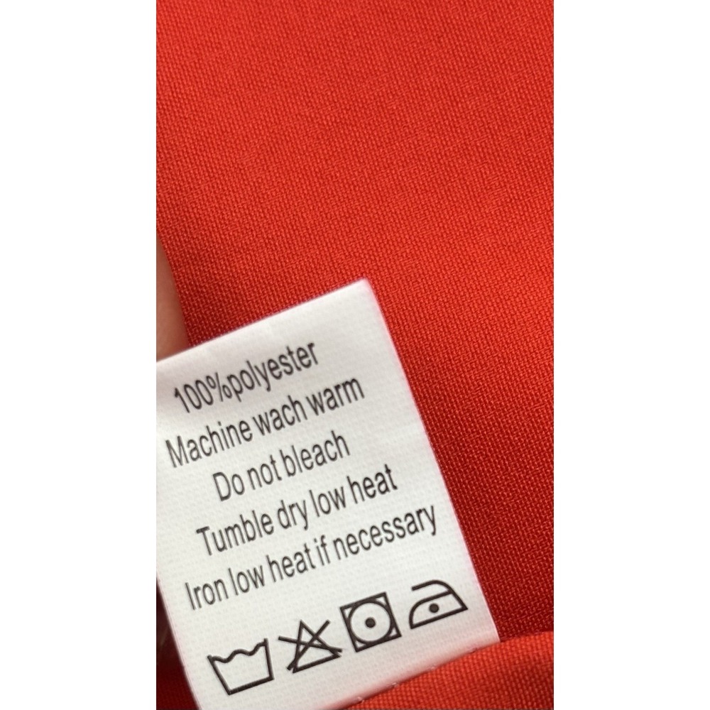 C+D+M Red Puff Sleeve Ruched Midi Dress Size Small NWT - Picture 11 of 11